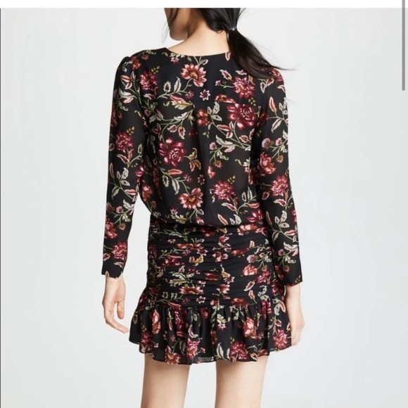 A.L.C. Silk Floral Mini Dress - Picture 2 of 8